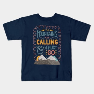 Mountains Calling Kids T-Shirt